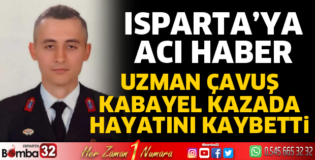 Isparta'ya acı haber