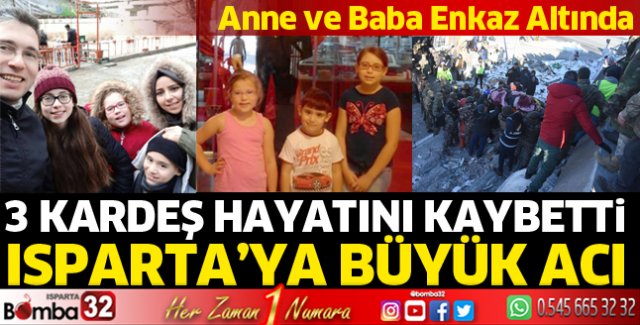 Isparta'ya büyük acı