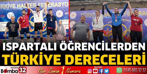 Isparta'ya büyük gurur yaşattılar