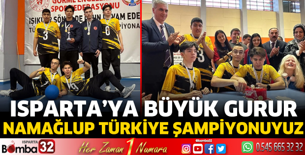 Isparta'ya büyük gurur