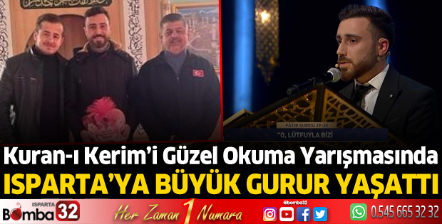 Isparta'ya büyük gurur yaşattı