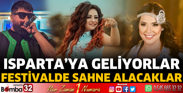 Isparta'ya geliyorlar
