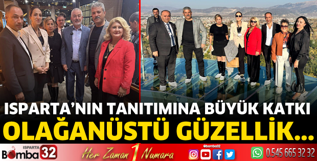 Isparta'ya hayran kaldılar 