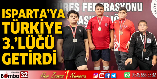 Isparta'ya Türkiye 3.lüğü getirdi