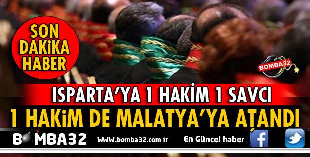 ISPARTA'YA YENİ HAKİM VE SAVCI ATANDI