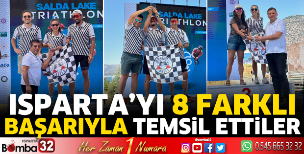 Isparta'yı 8 farklı başarıyla gururlandırdılar