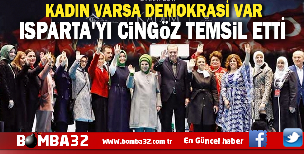 ISPARTA'YI CİNGÖZ TEMSİL ETTİ