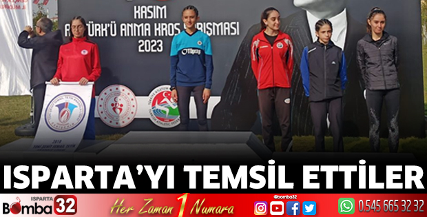 Isparta'yı temsil ettiler