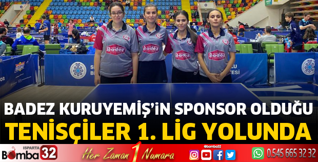 ISPARTES’li masa tenişçiler 1. Lig yolunda