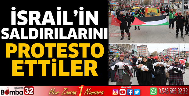 İsrail'in saldırıları protesto edildi