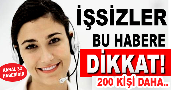 İşsizler dikkat!