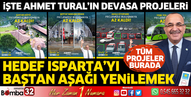 İşte Ahmet Tural’ın devasa projeleri