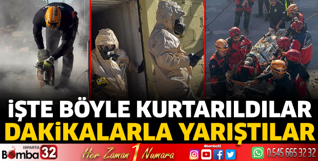İşte böyle kurtarıldılar