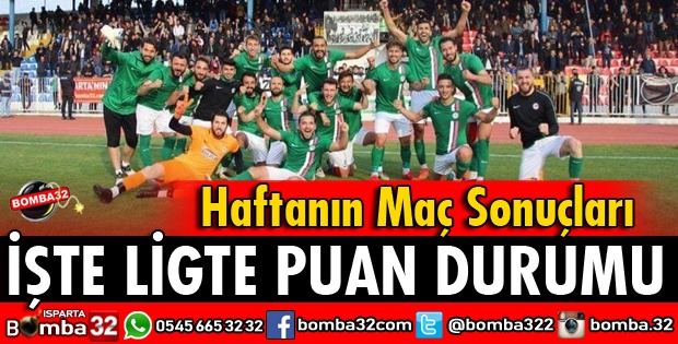 İŞTE BU HAFTANIN SONUÇLARI VE PUAN DURUMU