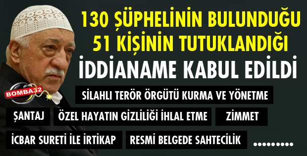 İŞTE BU SUÇLARDAN YARGILANACAKLAR