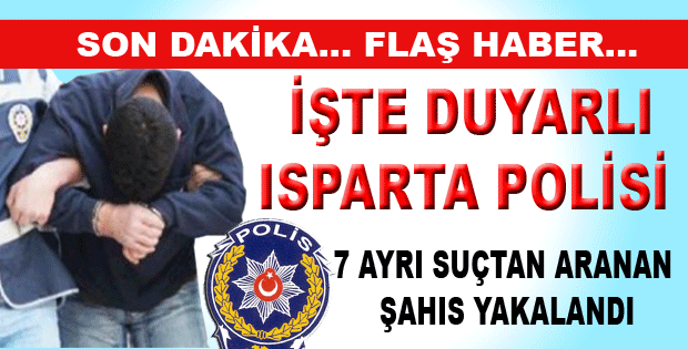 İŞTE DUYARLI ISPARTA POLİSİ