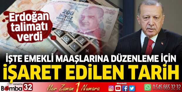İşte emekli maaşlarına düzenleme için işaret edilen tarih