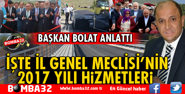 İŞTE İL GENEL MECLİSİ 2017 YILINDA HANGİ HİZMETLERİ YAPTI