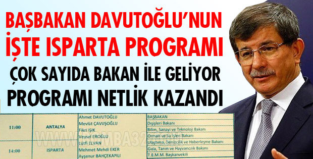 İŞTE ISPARTA PROGRAMI