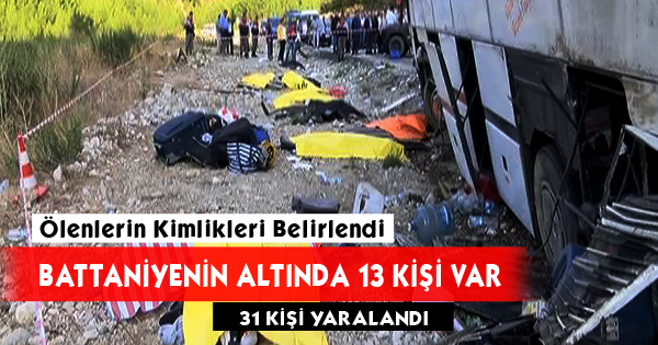 İşte kazada ölenlerin isimleri