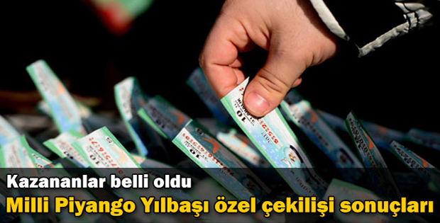 İŞTE MİLLİ PİYANGO SONUÇLARI