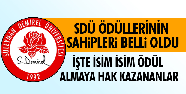 İŞTE ÖDÜL ALANLAR!
