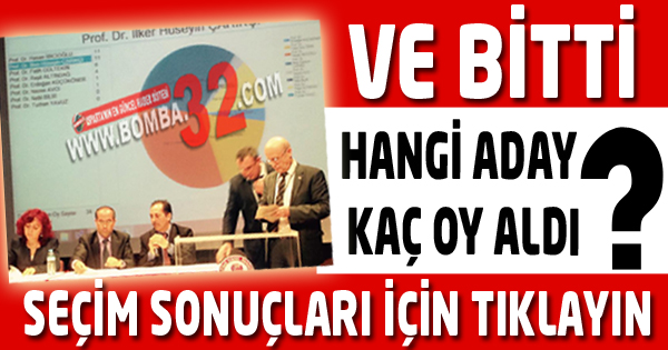 İşte Rektörlük Seçim Sonuçları