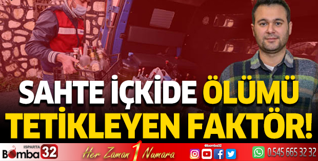 İşte sahte içkide ölümü tetikleyen faktör!