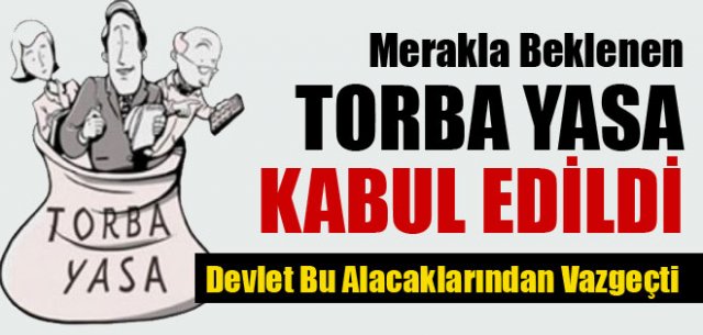 İŞTE TORBADA BULUNANLAR