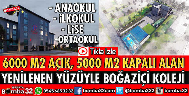 İŞTE YENİLENEN YÜZÜYLE BOĞAZİÇİ KOLEJİ