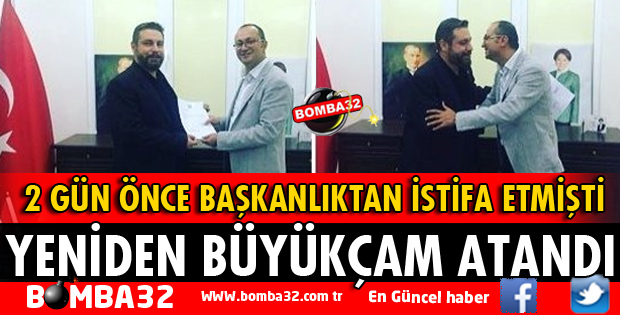 İSTİFA ETMİŞTİ PARTİ YÖNETİCİLERİ TARAFINDAN YENİDEN ATANDI