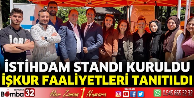 İstihdam standı kuruldu, İŞKUR faaliyetleri tanıtıldı