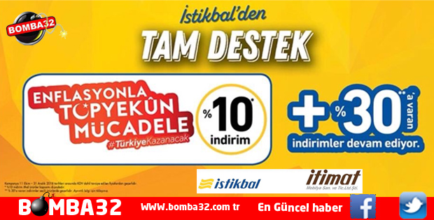 İSTİKBAL’DEN ENFLASYONLA MÜCADELEYE TAM DESTEK