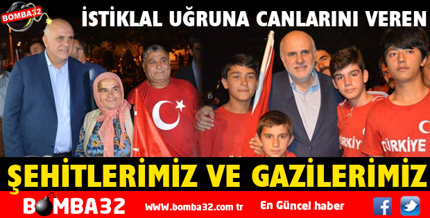 İSTİKLAL UĞRUNA CANLARINI VEREN ŞEHİTLERİMİZ VE GAZİLERİMİZ