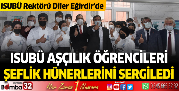 ISUBU Aşçılık öğrencileri şeflik hünerlerini sergiledi