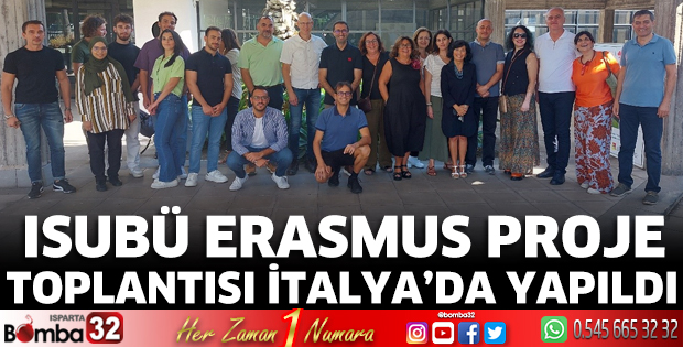 ISUBÜ Erasmus Proje Toplantısı İtalya’da yapıldı