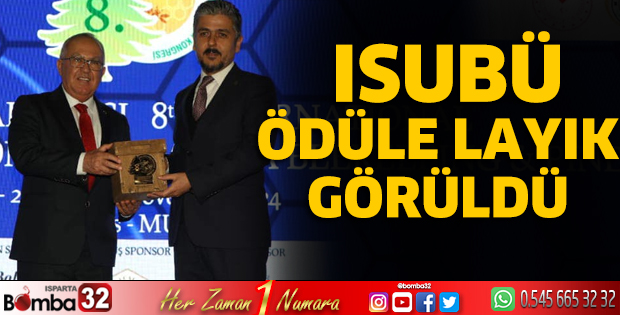 ISUBÜ ödüle layık görüldü