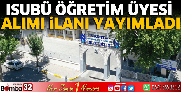 ISUBÜ öğretim üyesi alımı ilanı yayımladı