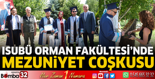 ISUBÜ Orman Fakültesi’nde Mezuniyet Coşkusu