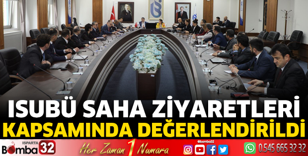 ISUBÜ Saha Ziyaretleri kapsamında değerlendirildi