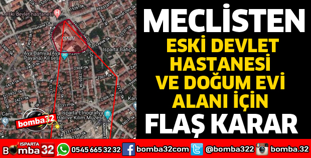 ISUBÜ YERLEŞKESİ İÇİN MECLİSTEN ÖNEMLİ BİR KARAR