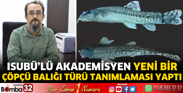 ISUBÜ’lü akademisyen yeni bir Çöpçü Balığı türü tanımlaması yaptı