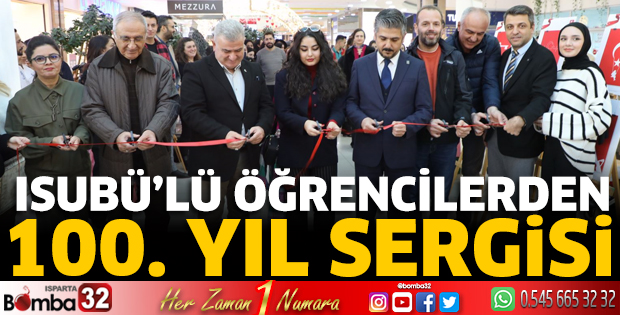 ISUBÜ’lü öğrencilerden 100. yıl sergisi
