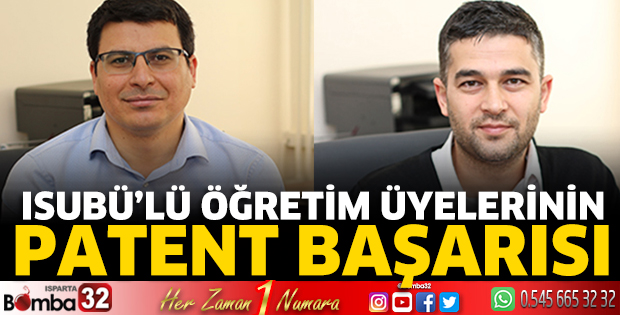 ISUBÜ’lü Öğretim Üyelerinin Patent Başarısı