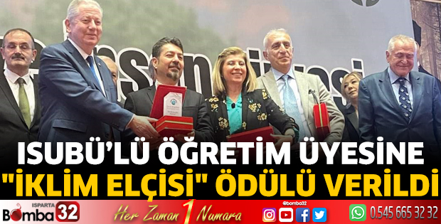 ISUBÜ’lü öğretim üyesine 