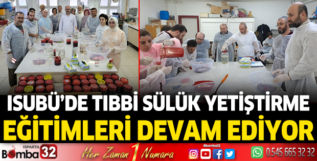 ISUBÜ'de Tıbbi Sülük Yetiştirme eğitimleri sürüyor