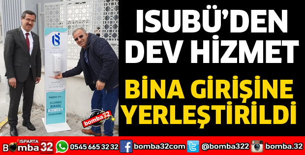 ISUBÜ'DEN DEV HİZMET