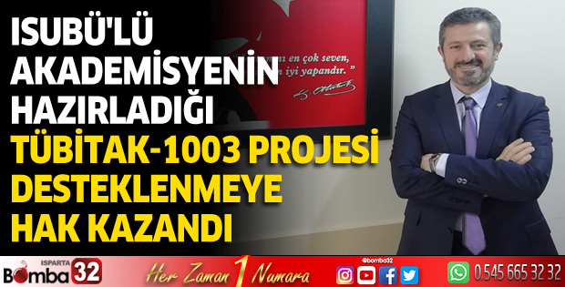 ISUBÜ'lü akademisyenin projesi desteklenmeye hak kazandı
