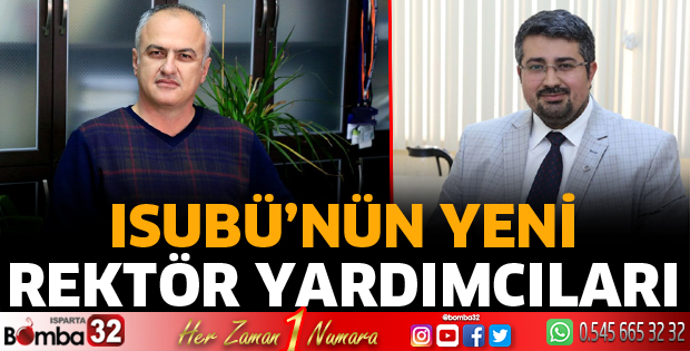 ISUBÜ'nün rektör yardımcıları belli oldu