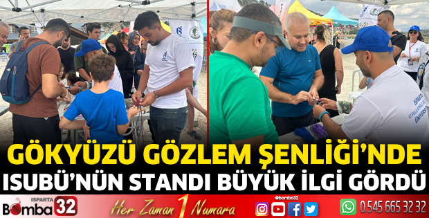 ISUBÜ'nün standı büyük ilgi gördü